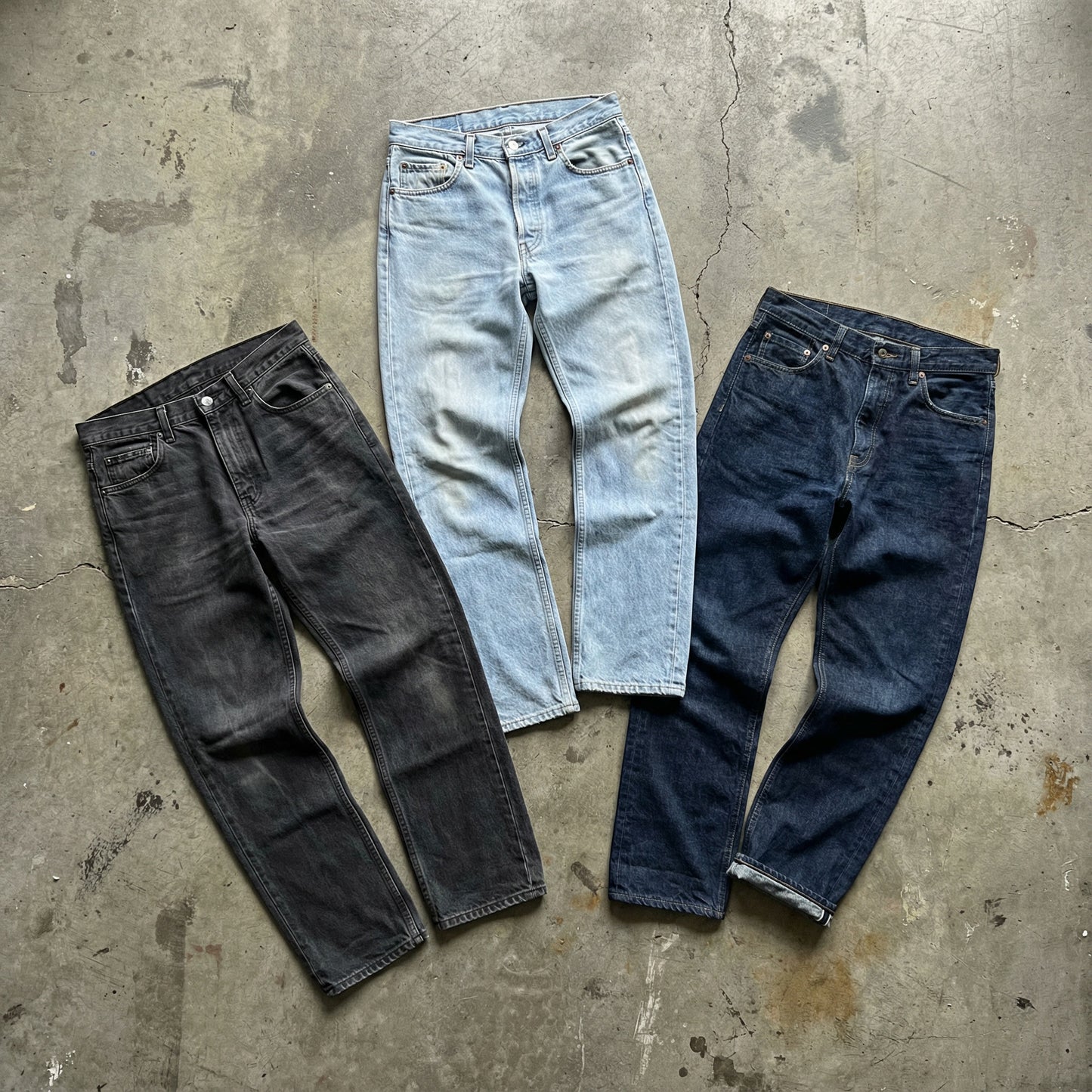 Jeans Levi's Lee e Wrangler