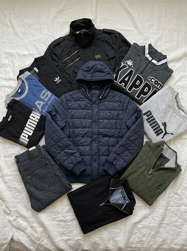 Pack Premium — 10 Pezzi Vintage Tommy Hilfiger, G-Star, Levi's