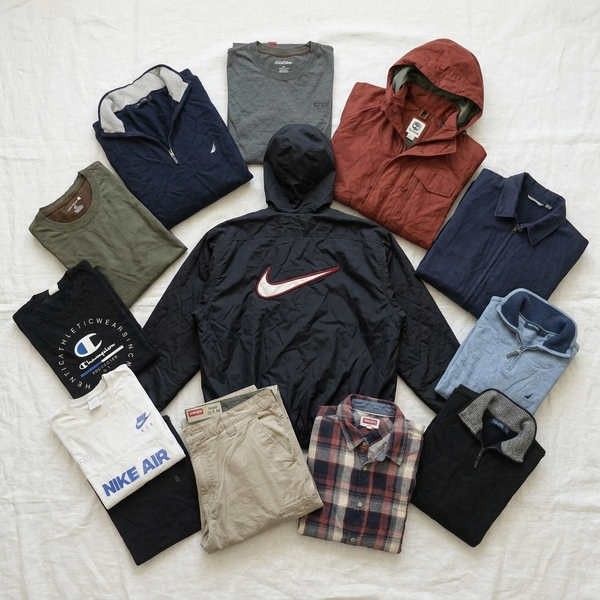 Pack Premium — 14 Pezzi Vintage Nike, Timberland, Wrangler