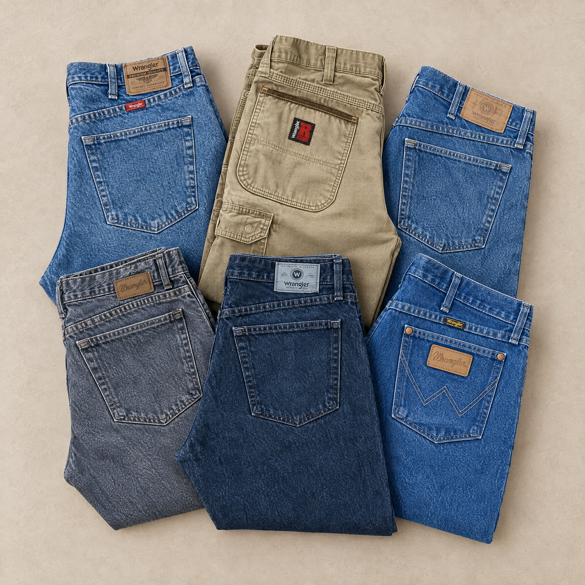 20x Pantaloni Vintage Wrangler (Oversize)