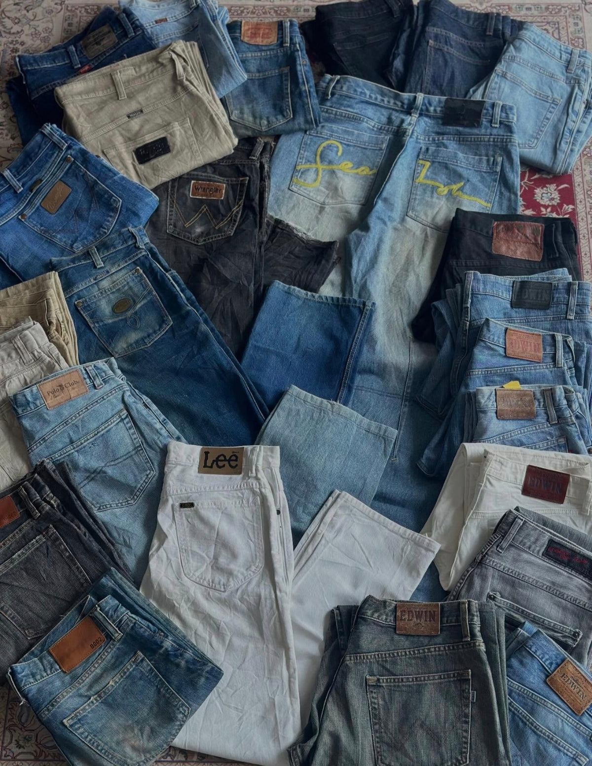 Jeans Mix Marche Vintage Ingrosso (10 / 25 / 50 pezzi)